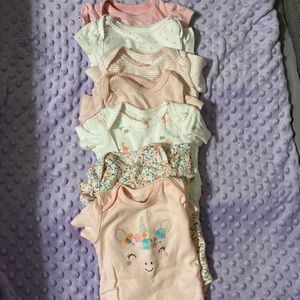 Baby girl onesies lot of 7